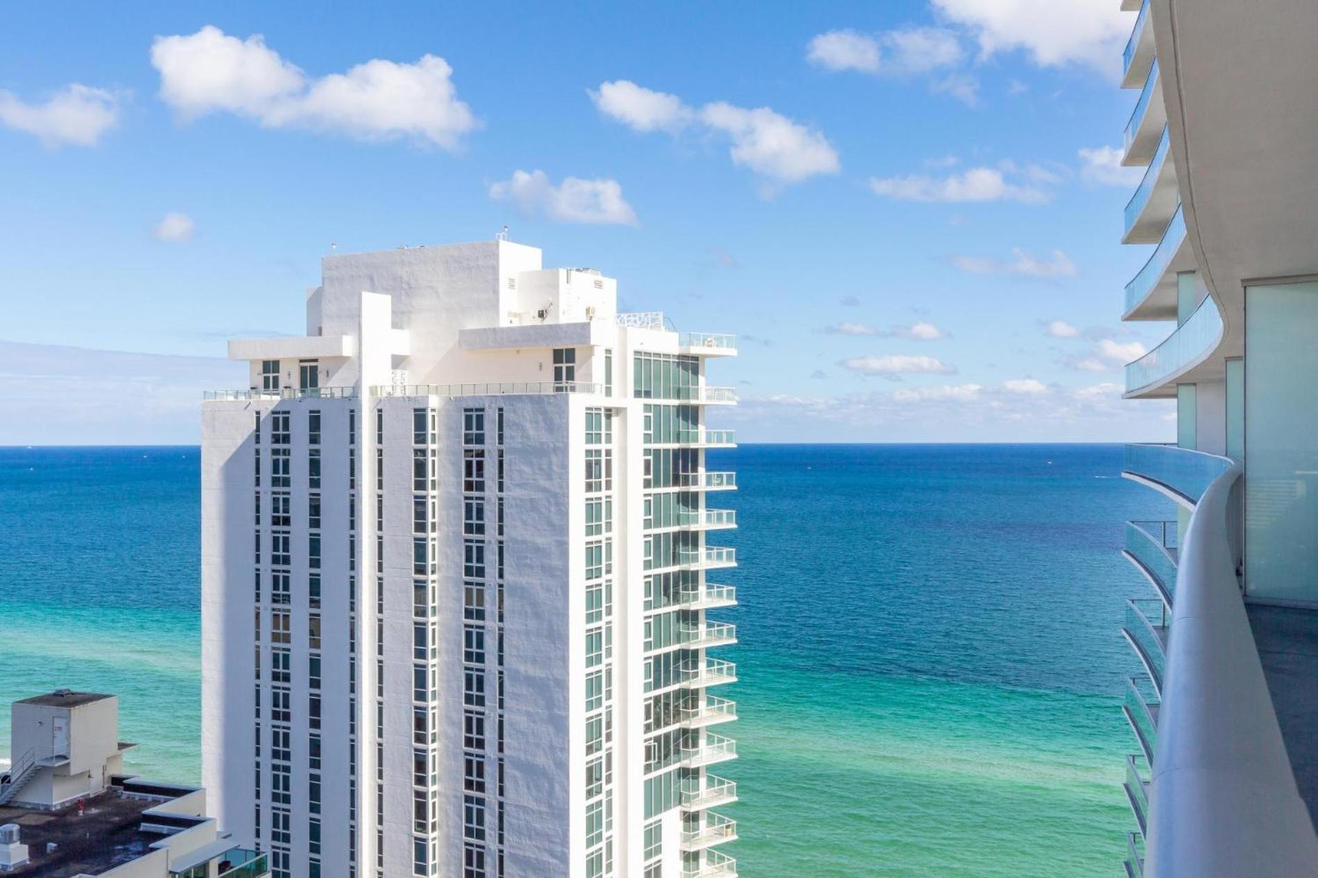 Ocean View 1 Bed On The Beach 19Th Floor Hollywood Hallandale Beach Esterno foto